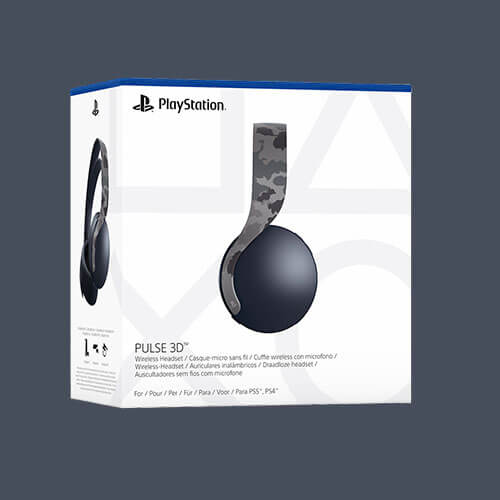 PULSE 3D™ Wireless Headset – Grey Camouflage